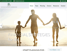 Tablet Screenshot of npcfinancial.com